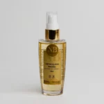 Luxury anti-aging face oil with 24K gold flakes