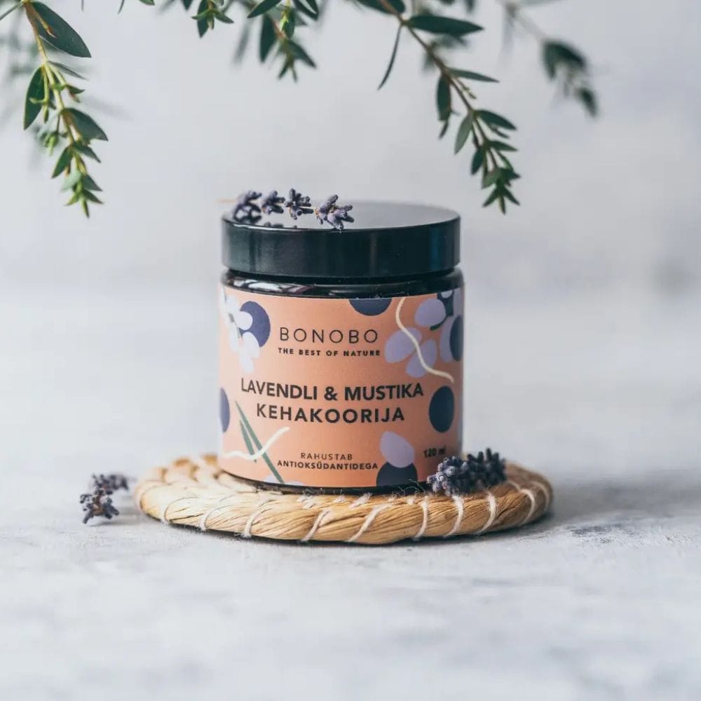 Natural Blueberry and Lavender Body Scrub for smooth and rejuvenated skin