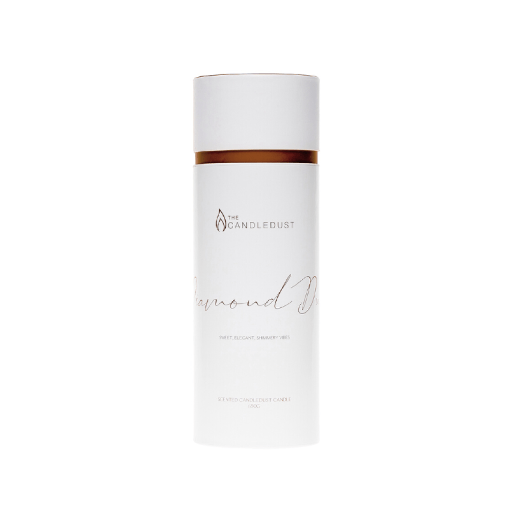 Powdered Candle Diamond Dust in reusable glass container
