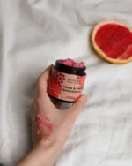 atural Raspberry and Grapefruit Body Scrub for soothing body care
