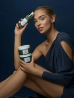 Körpermaske mit Algen und Torf gegen Cellulite