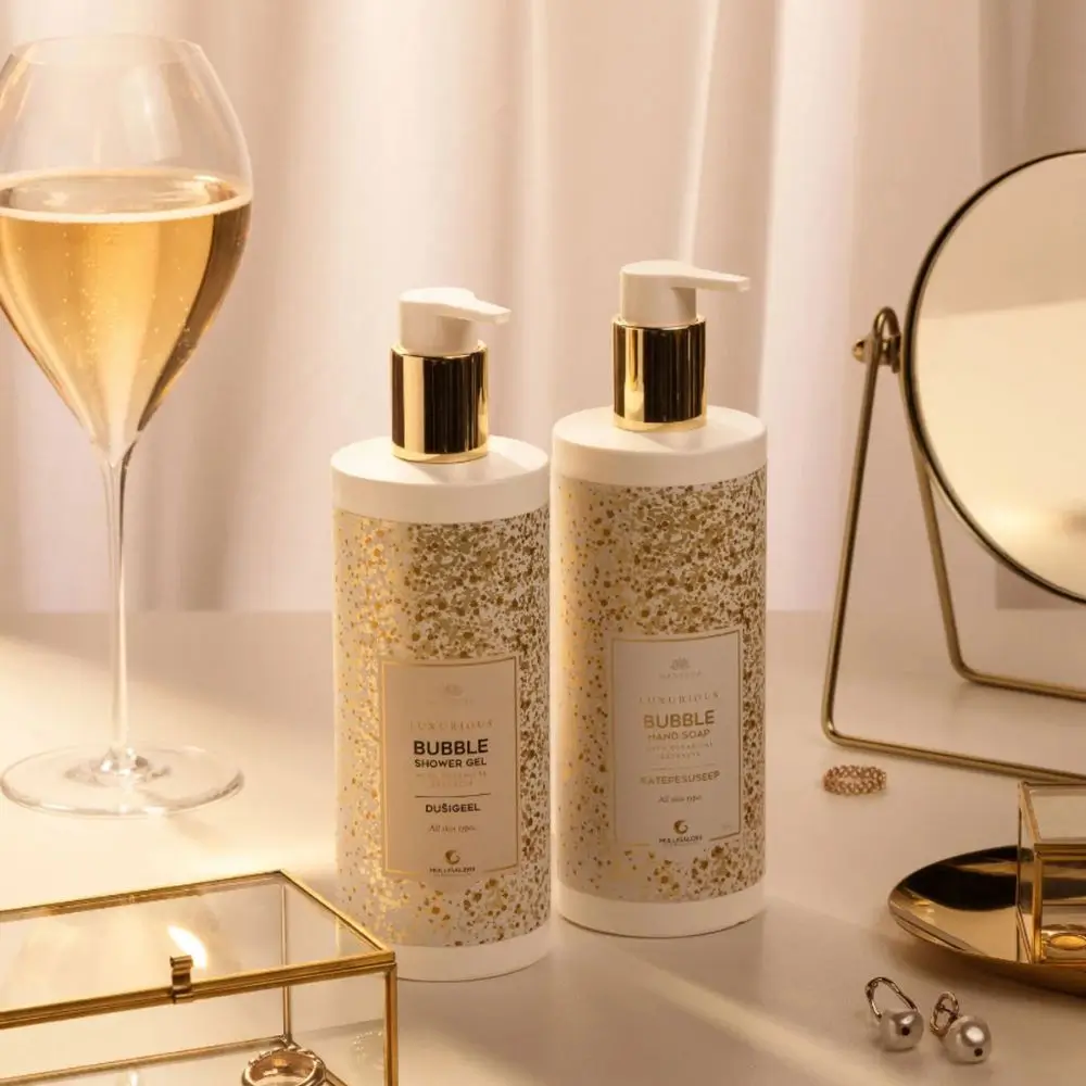 Natural Bubble Shower Gel 400ml for luxurious body care