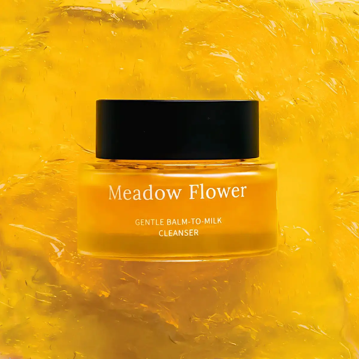 Elevedence USVA Meadow Flower Balm-to-Milk Cleanser in a luxury 50ml jar