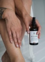 Natural hemp body oil for anti-aging and skin hydration