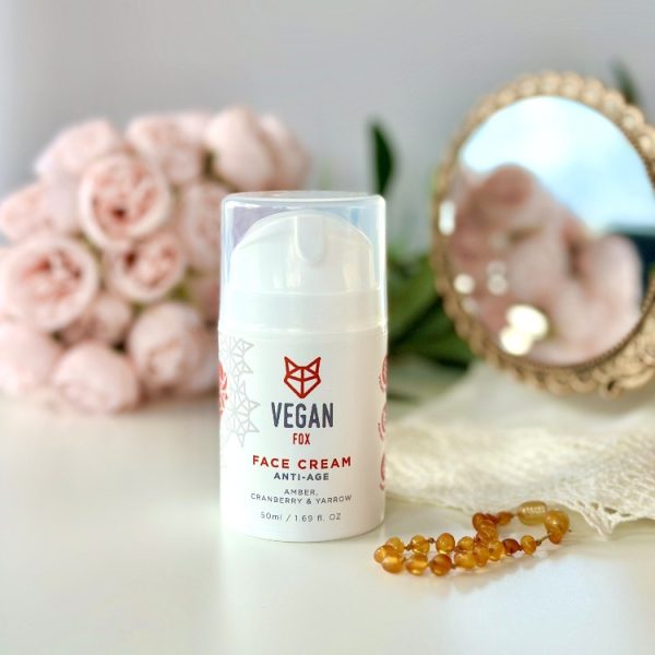 Anti-Age Face Cream 50 ml in eco-friendly glass jar
