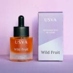 A drop of natural antioxidant oil serum on skin
