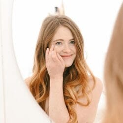 Daily facial skincare routine and healthy complexion maintenance